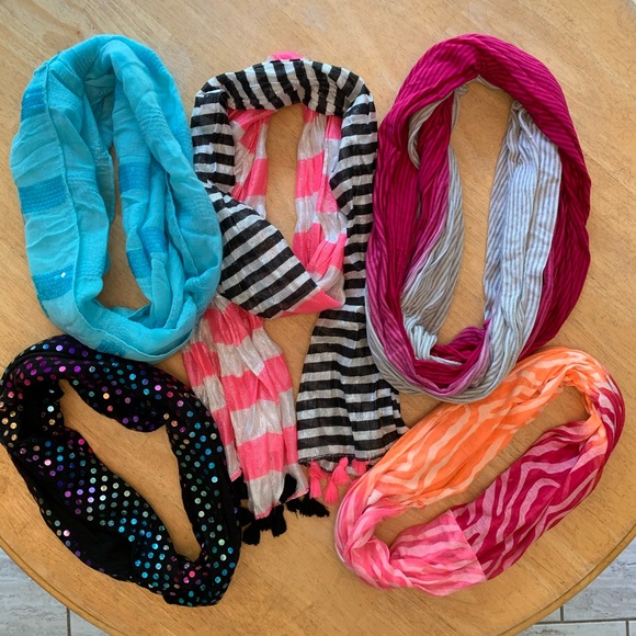 Justice Other - Buy 2 and get 2 free!   Girls colorful scarves
